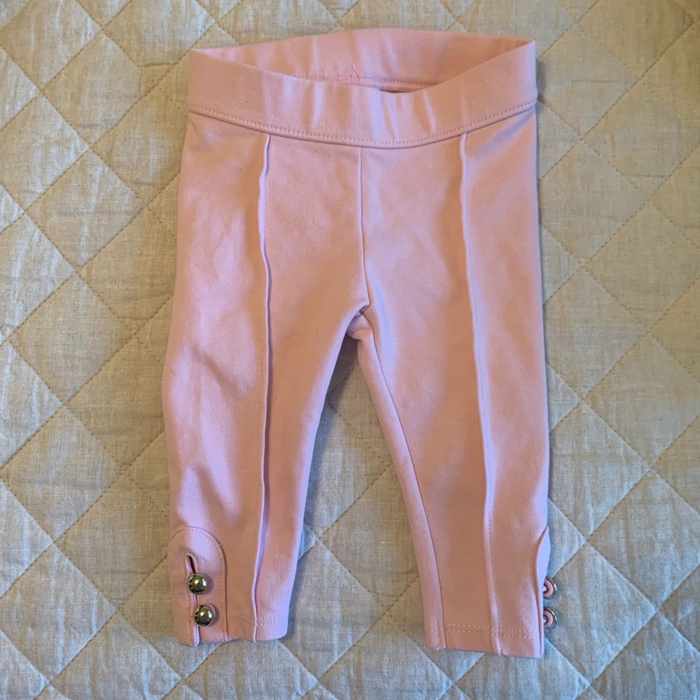 Janie & Jack pink leggings
